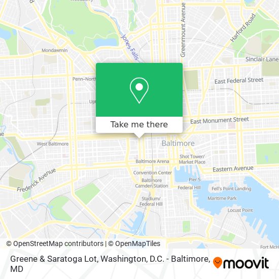 Greene & Saratoga Lot map