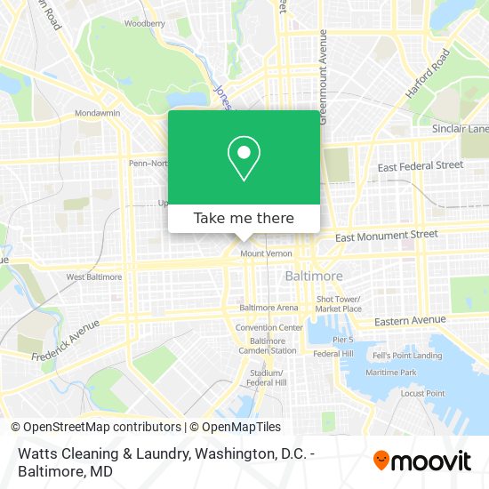 Watts Cleaning & Laundry map