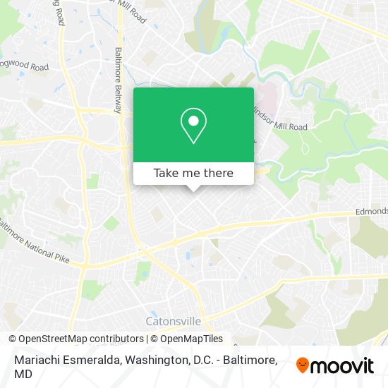 Mariachi Esmeralda map