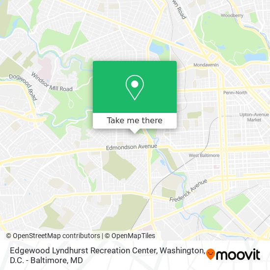 Mapa de Edgewood Lyndhurst Recreation Center