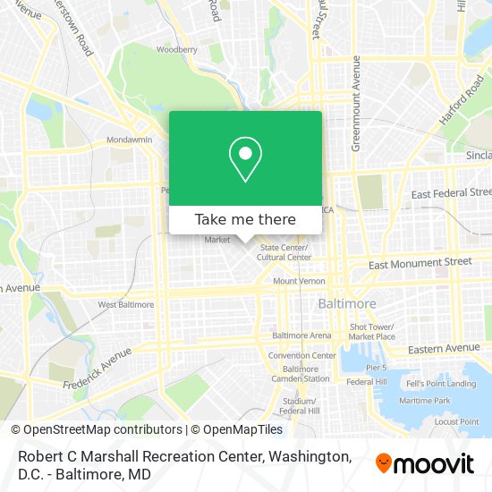 Robert C Marshall Recreation Center map