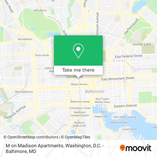 Mapa de M on Madison Apartments