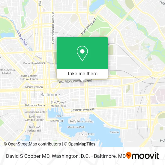 David S Cooper MD map