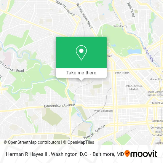 Herman R Hayes III map