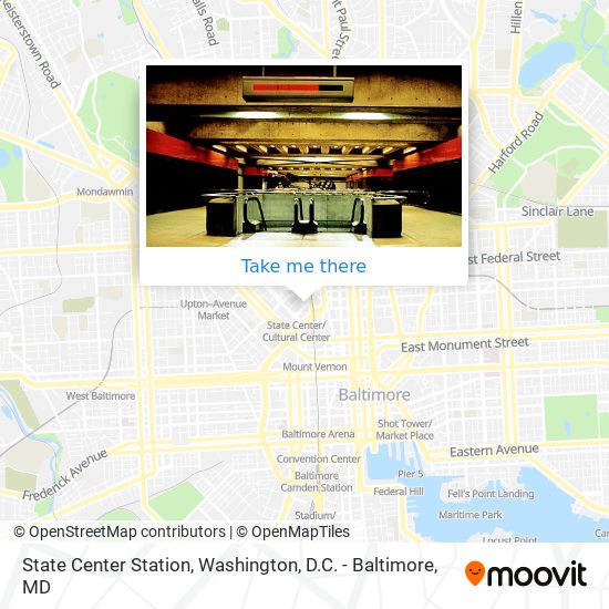 State Center Station map