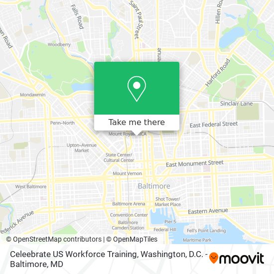 Mapa de Celeebrate US Workforce Training