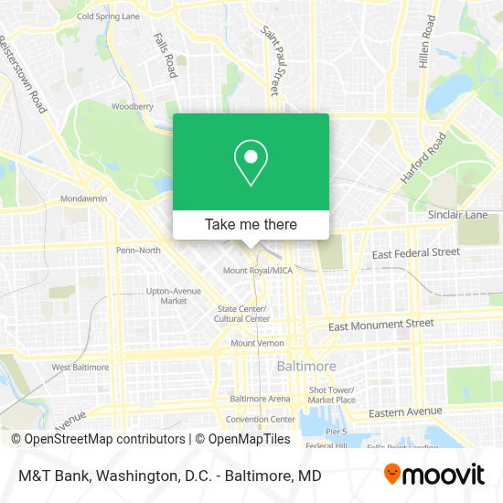 M&T Bank map