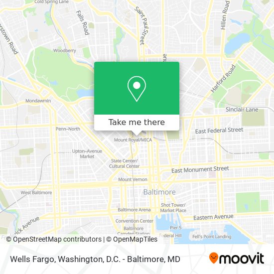 Wells Fargo map