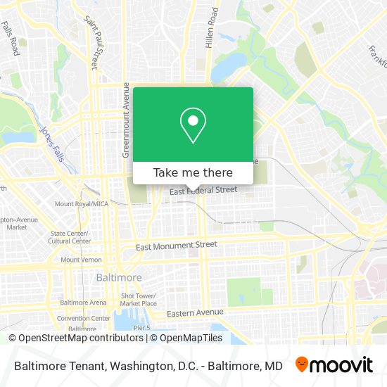 Baltimore Tenant map