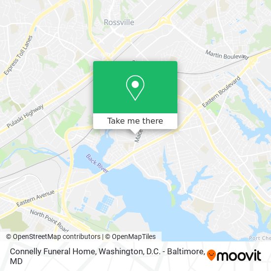 Connelly Funeral Home map