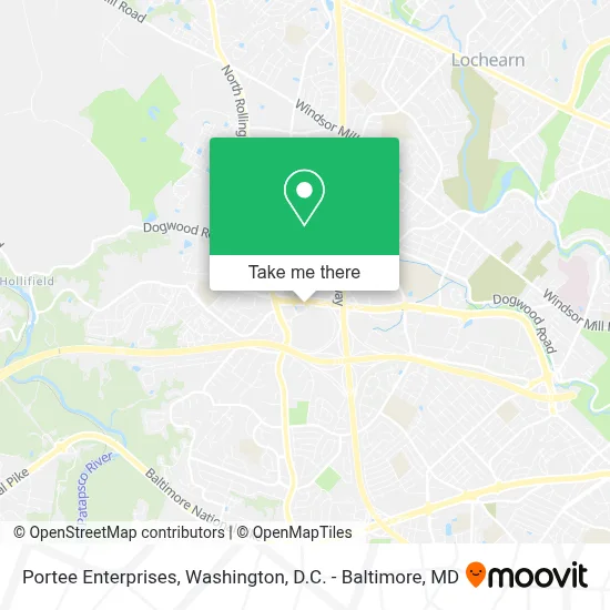 Portee Enterprises map