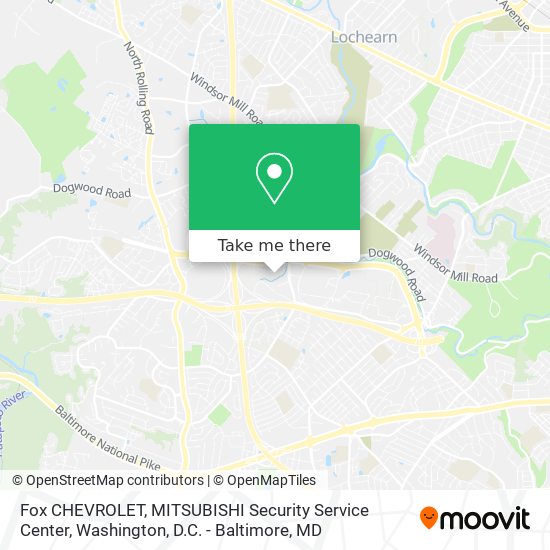 Mapa de Fox CHEVROLET, MITSUBISHI Security Service Center