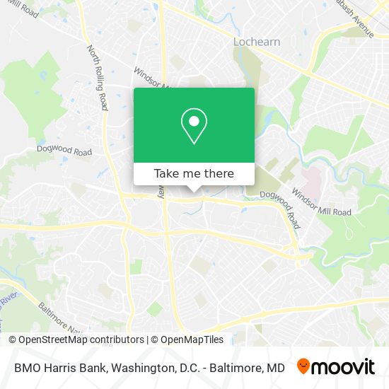 BMO Harris Bank map