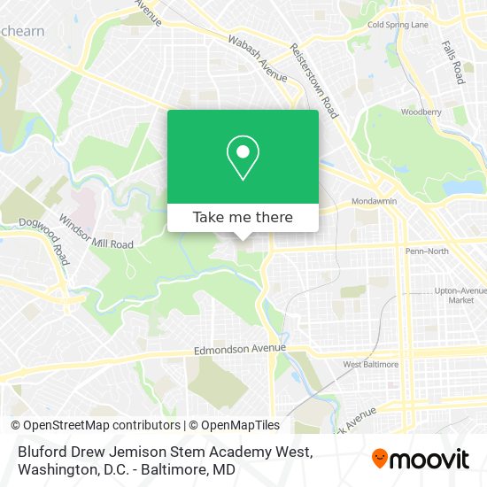 Bluford Drew Jemison Stem Academy West map
