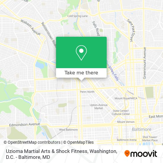 Mapa de Uzioma Martial Arts & Shock Fitness