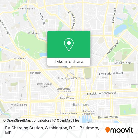 Mapa de EV Charging Station