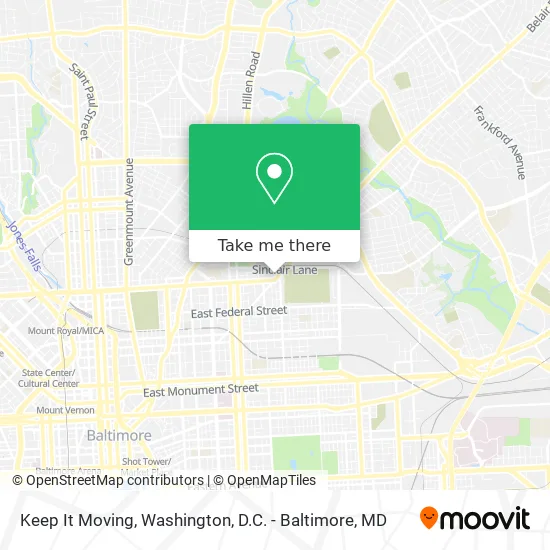 Mapa de Keep It Moving