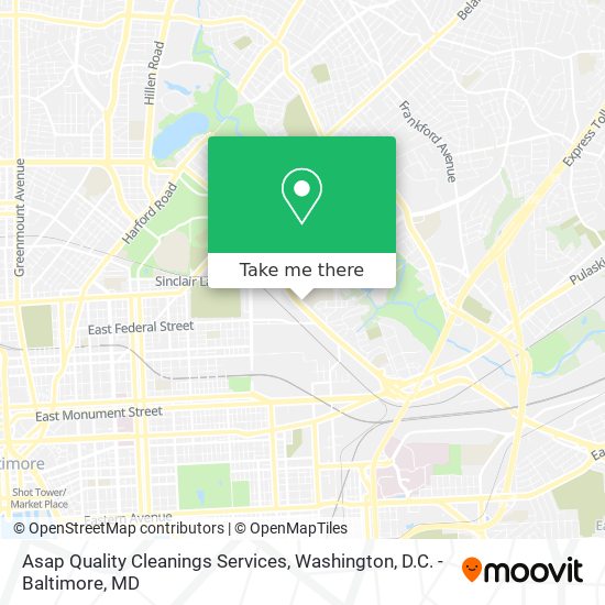 Mapa de Asap Quality Cleanings Services