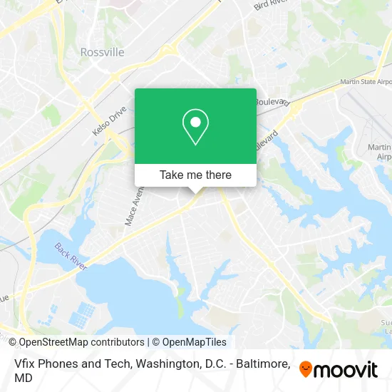 Vfix Phones and Tech map