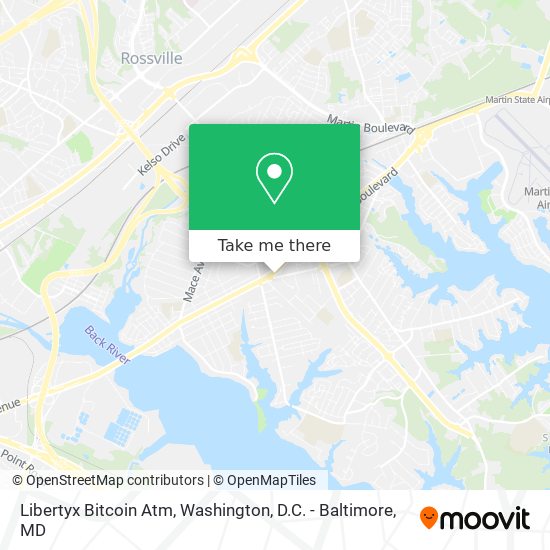 Mapa de Libertyx Bitcoin Atm