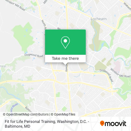 Fit for Life Personal Training map