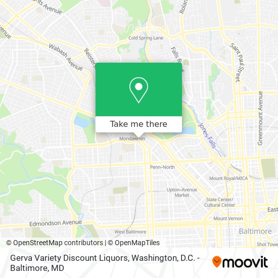 Gerva Variety Discount Liquors map