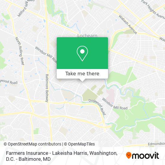 Farmers Insurance - Lakeisha Harris map