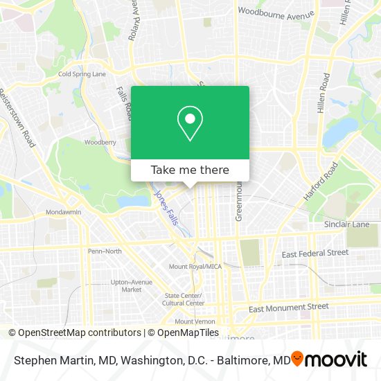Mapa de Stephen Martin, MD