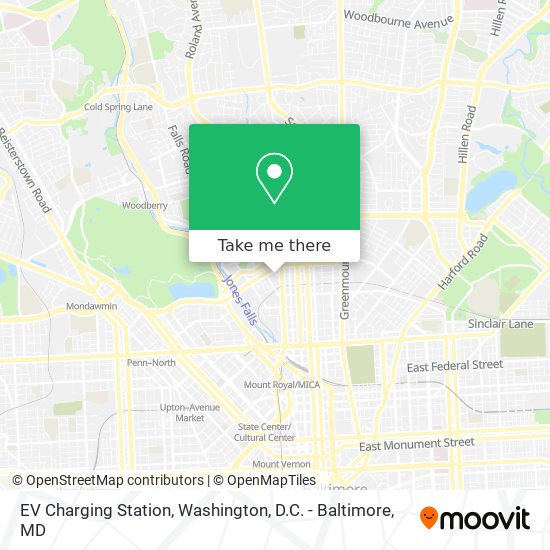 Mapa de EV Charging Station