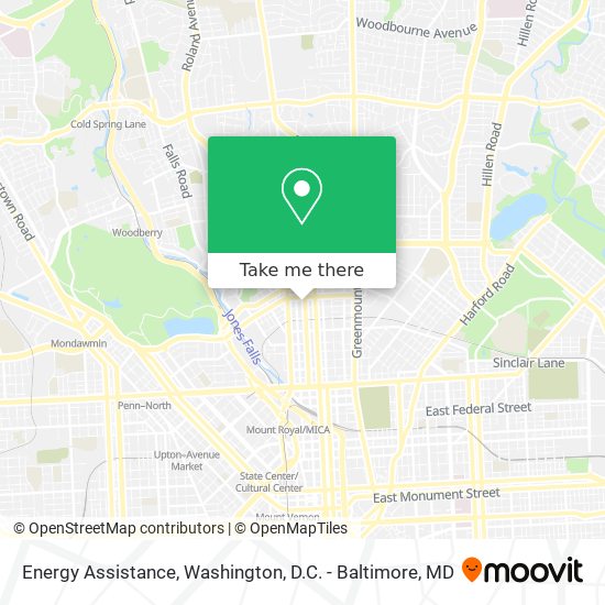 Energy Assistance map