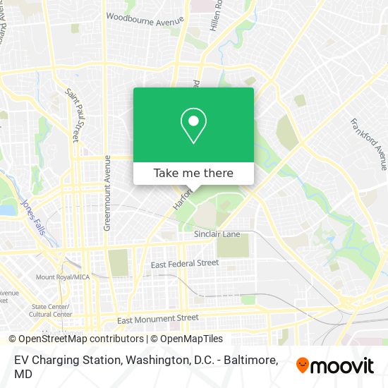 Mapa de EV Charging Station