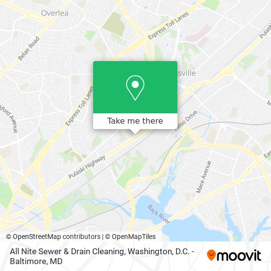 All Nite Sewer & Drain Cleaning map