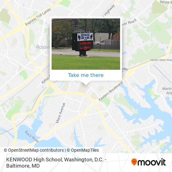 Mapa de KENWOOD High School