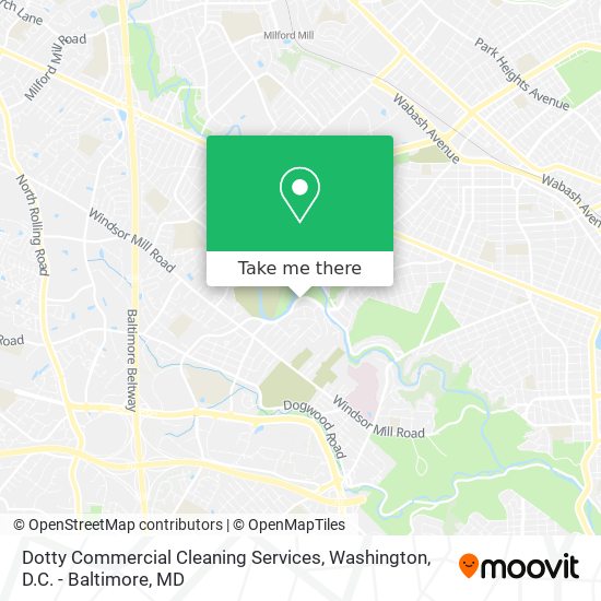 Dotty Commercial Cleaning Services map