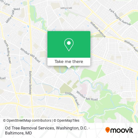 Mapa de Od Tree Removal Services