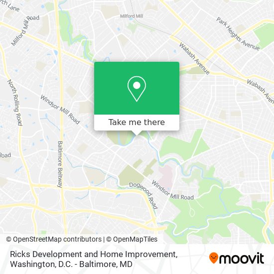 Mapa de Ricks Development and Home Improvement