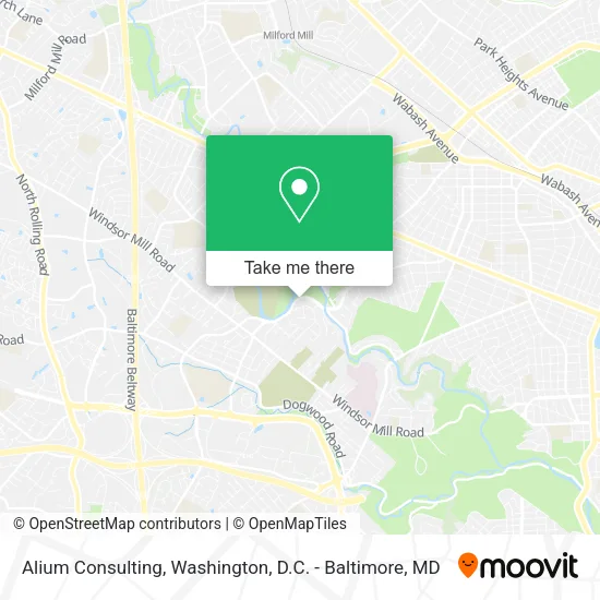 Mapa de Alium Consulting