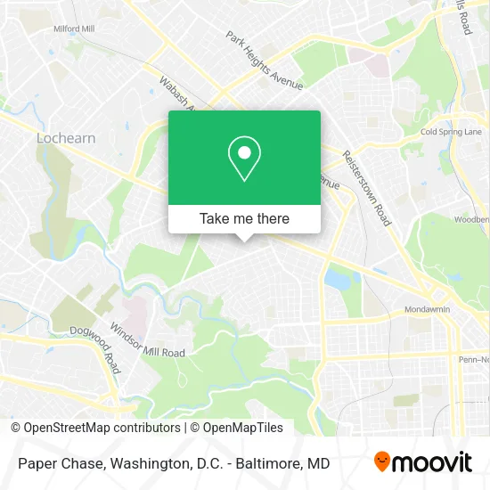 Paper Chase map