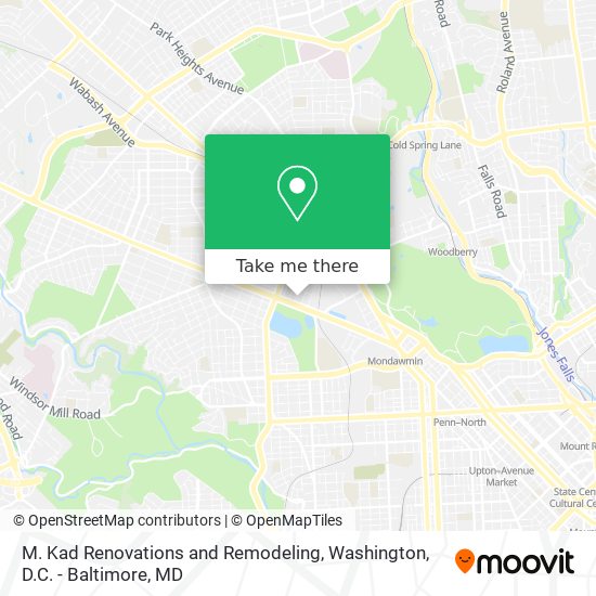 Mapa de M. Kad Renovations and Remodeling