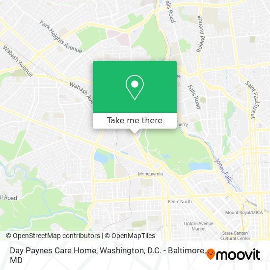 Day Paynes Care Home map