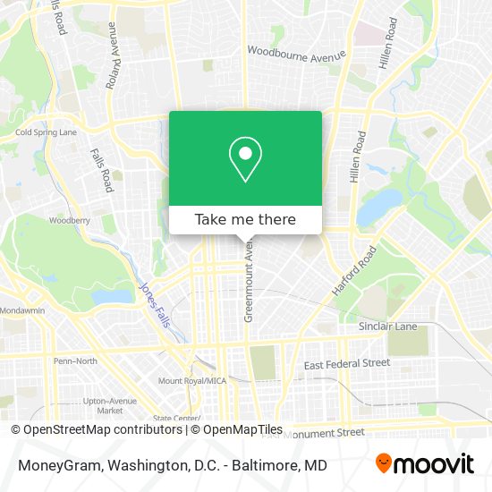 MoneyGram map