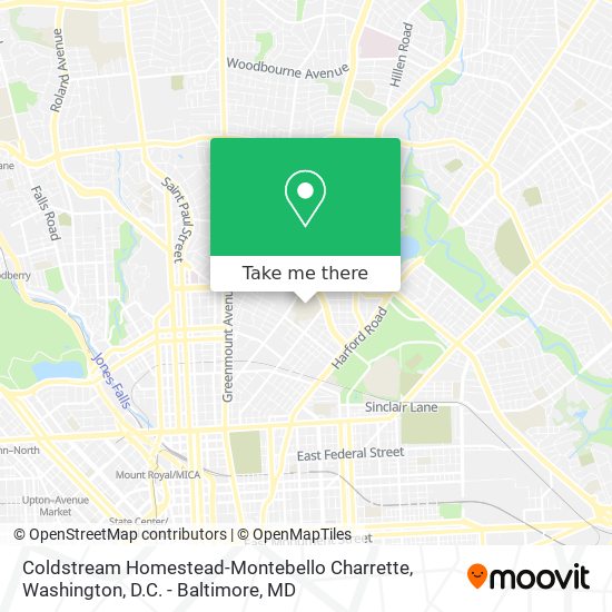 Mapa de Coldstream Homestead-Montebello Charrette