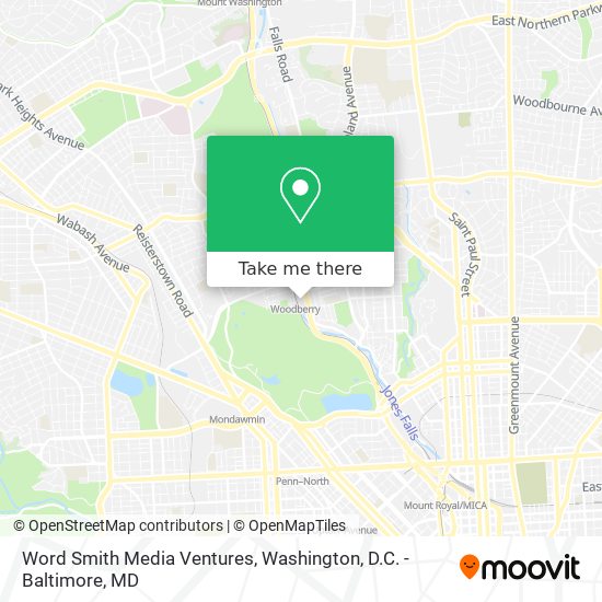 Mapa de Word Smith Media Ventures