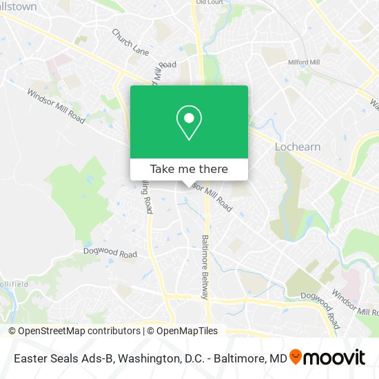 Mapa de Easter Seals Ads-B