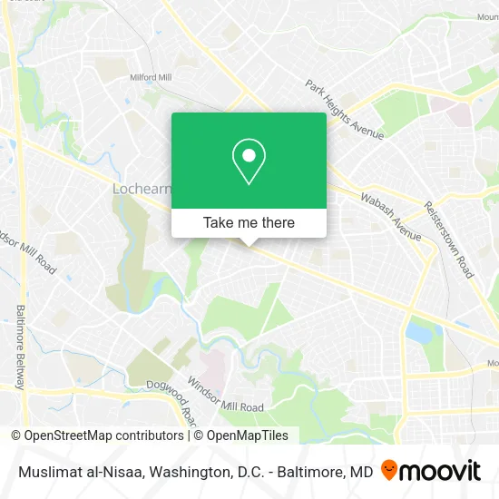 Mapa de Muslimat al-Nisaa