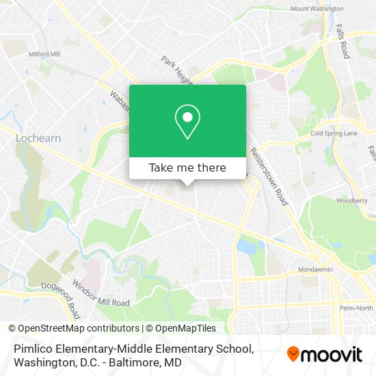 Mapa de Pimlico Elementary-Middle Elementary School
