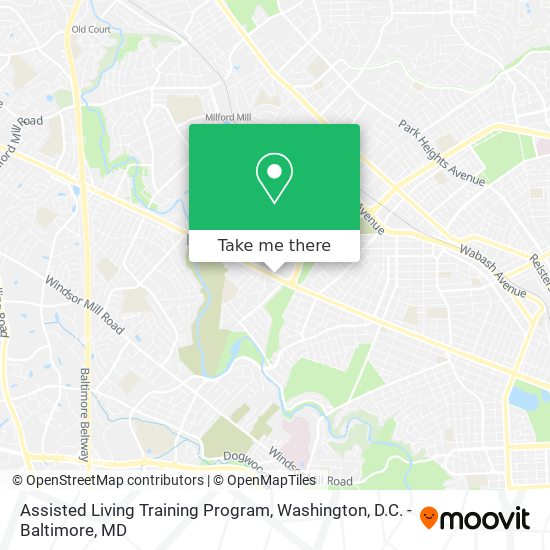 Assisted Living Training Program map