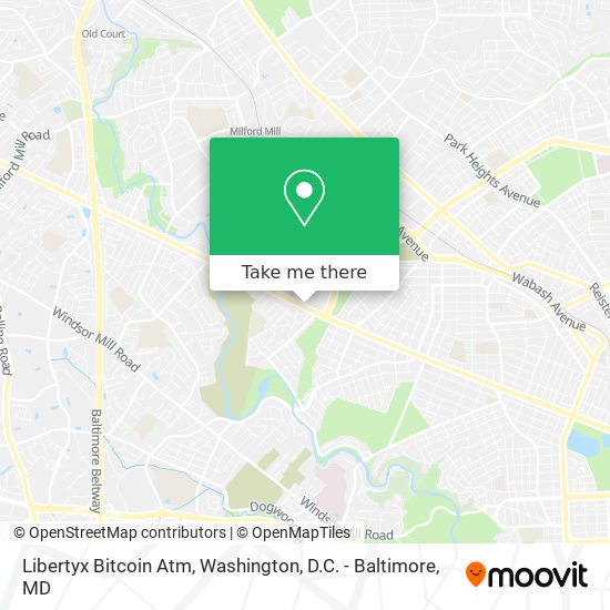 Mapa de Libertyx Bitcoin Atm