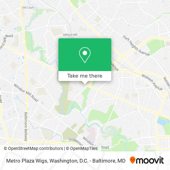 Metro Plaza Wigs map