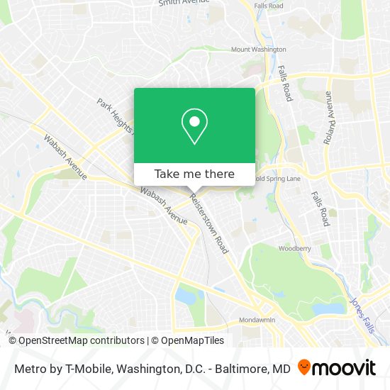 Mapa de Metro by T-Mobile